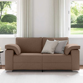Sofa dwuosobowa Brązowy 180 cm tkanina