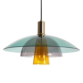 Lampa Wisząca Szklana Kolorowa E27 45cm Abruzzo Koloreno