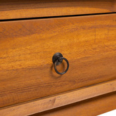 vidaXL Szafka pod TV, 110 x 35 x 40 cm, lite drewno tekowe