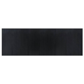vidaXL Dywan prostokątny, czarny, 100x300 cm, bambusowy