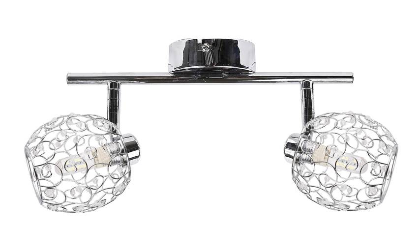 Lampa sufitowa Horus listwa regulowana 2-punktowa do kuchni metalowa