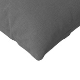 Poduszki na sofę 2 pcs Ciemnoszary 200 x 40 cm tkanina