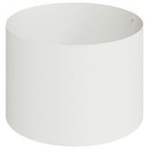 Doniczka ogrodowa Biały 90 x 90 x 20 cm Stal zimnogięta