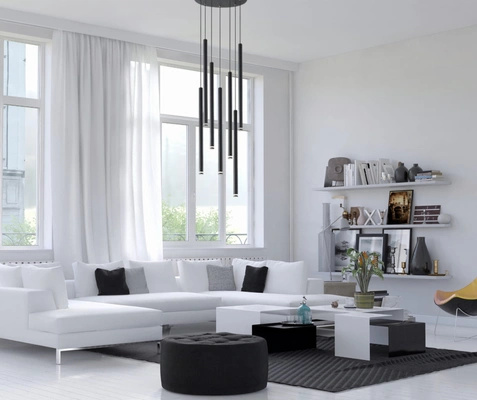 Lampa wisząca Ultrathin czarna 7