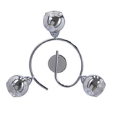 Lampa sufitowa spirala 3X10W E14 LED chrom FORT 98-62833