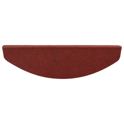 Samoprzylepne maty na schody 15 pcs czerwony 80 x 28 x 3,5 cm