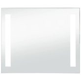 vidaXL Ścienne lustro łazienkowe z LED, 60 x 50 cm