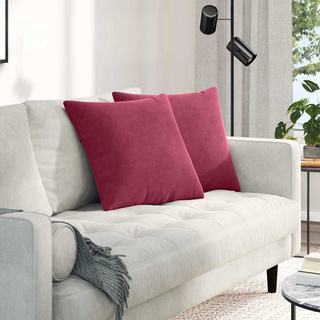 Poduszki na sofę 2 pcs Czerwone wino 50 x 50 cm