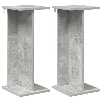 Stojak na rośliny 2 pcs Betonowy Szary 25 x 25,5 x 60,5 cm