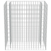 vidaXL Podwyższona donica gabionowa, galwanizowana stal, 90x50x100 cm