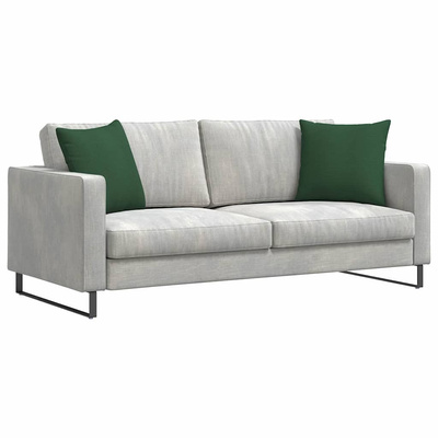 Poduszki na sofę 2 pcs Ciemna zieleń 45 x 45 cm