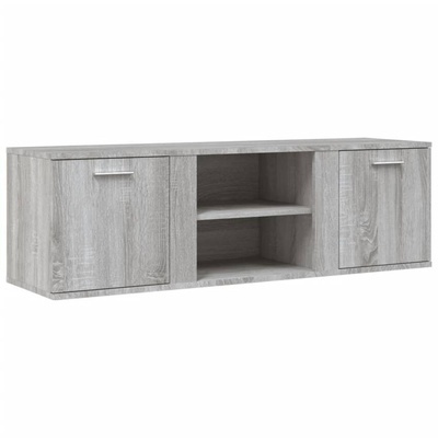 Szafka pod TV, szary dąb sonoma, 120x34x37 cm vidaXL
