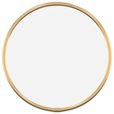 vidaXL Lustro ścienne, złote, Ø 20 cm, okrągłe