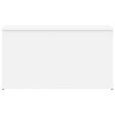 Skrzynia, biała, 84x42x46 cm, materiał drewnopochodny