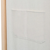 Parawan 3-panelowy, szary, 120x170x4 cm, tkanina