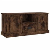 vidaXL Szafka pod TV, przydymiony dąb, 100x35,5x45 cm