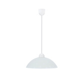 Fanusa Lampa Wisząca 1X60W E27 Klosz Biały Z Wzorem