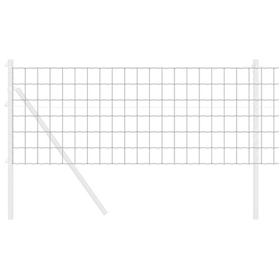 Ogrodzenie Euro 0,6 x 50 m Żelazo pokryte PVC Szary