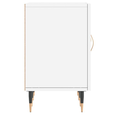 vidaXL Szafka pod TV, biała, 150x30x50 cm, materiał drewnopochodny wariant 7