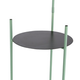 Lampa podłogowa półka czarno-zielona Walk 51-00033