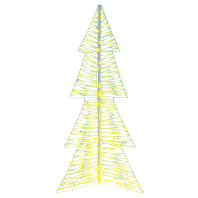 Choinka z 160 diodami LED Ciepła biel 150 cm PET