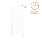 Kabina walk-in ii 80x200cm transp 8mm shiny-glass chrom AK-32-182-S Invena