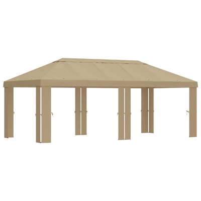 Pokrycie altany 6 x 3 m Beżowy Poliester 190 gsm