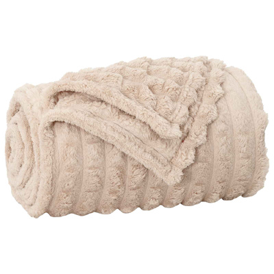Koce narzutowe 6 pcs Beżowy 270 x 240 cm Polar