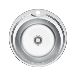 Zlewozmywak stalowy PIA satyna/inox