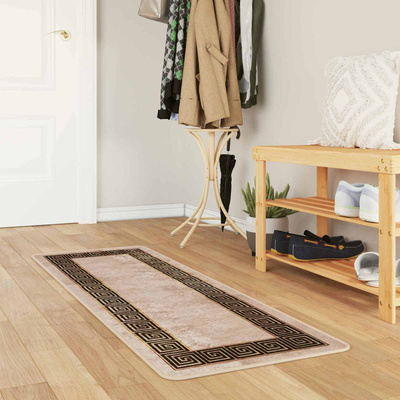 Chodnik dywanowy MARSA Czarny 50 x 100 cm Poliester i PVC