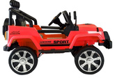 Auto na Akumulator S2388 Pilot Światła LED Radio Jeep Czerwony 4x45W