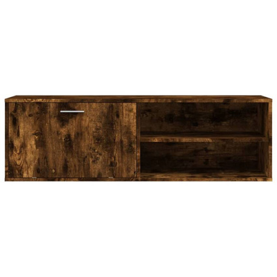 vidaXL Szafka pod TV, przydymiony dąb, 120x34x37 cm