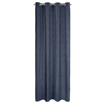 Zasłona Pier granatowa 140x250