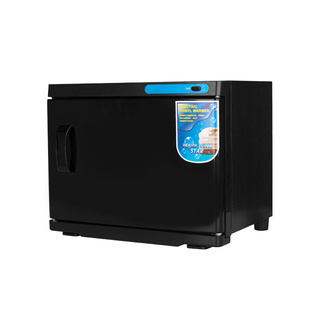 Podgrzewacz do ręcznikow ze sterylizatorem UV-C 23 L czarny 130978