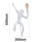 Lampa Wisząca Biała Małpa Abruzzo Shimpo E27