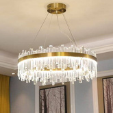 Stella GOLD  Żyrandol złota lampa kryształowa glamour nowoczesna ULFN347 ULFN346