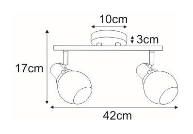 Lampa sufitowa K-8112 z serii DEFIS KAJA