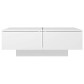 vidaXL Stolik kawowy, biały, 90x60x31 cm, materiał drewnopochodny