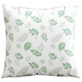 Poduszki rozrzucone Liść 4 pcs Wzór liścia 60 x 60 cm