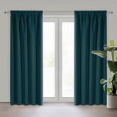 Zasłona Logan petrol 135x270