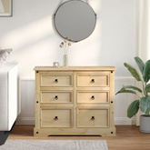 Komoda Corona, 110x43x91 cm, lite drewno sosnowe