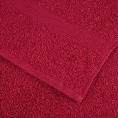 Ręczniki premium SOLUND 10 szt. czerwone, 100x200 cm, 600 g/cm?