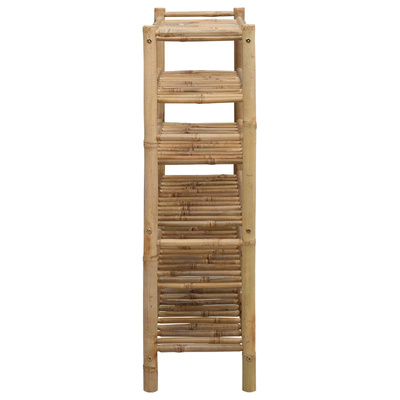Stojak na buty z półką Naturalny 68 x 28 x 96 cm Bambus