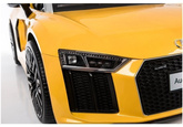 Auto na Akumulator Audi R8 Spyder Żółty Lakierowany Pilot MP3 Światła LED