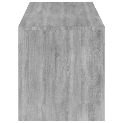 vidaXL Szafka pod TV z LED, szary dąb sonoma, 120x35x40 cm