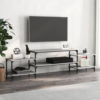 vidaXL Szafka pod TV, szary dąb sonoma, 197x35x52 cm