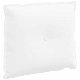 Poduszka na plecy Biały 60 x 19 x 50 cm tkanina
