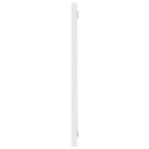 vidaXL Lustro łazienkowe, białe, 60x1,5x37 cm, płyta wiórowa