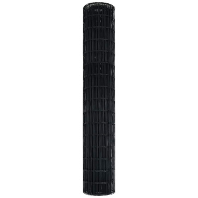 Ogrodzenie Euro 1,5 x 10 m Żelazo pokryte PVC Szary