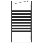 Parawan wannowy w paski, 120x68x130 cm, szkło hartowane